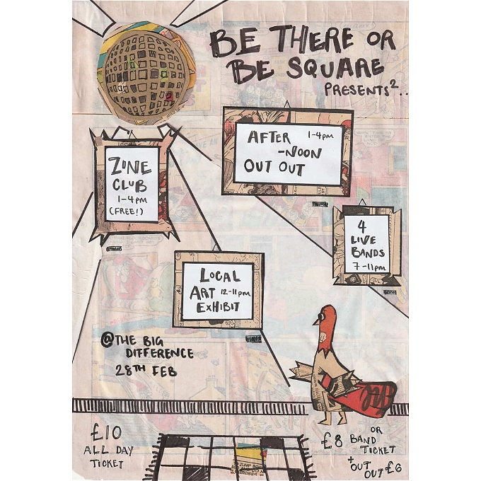 Be There or Be Square X Afternoon Out Out X Zine Club
